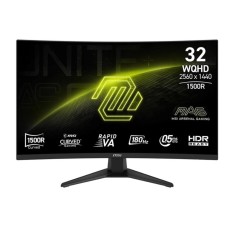MSI MAG 321CQF E18 32 Inch (31.5 Inch Viewable) WQHD VA Curved Dual HDMI, DP Gaming Monitor